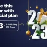 JIO! Happy New Year! Project 2.5GB data perday GB data and Unlimited will be available tomorrow 2023